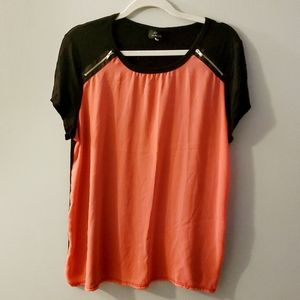 Casual Coral Blouse